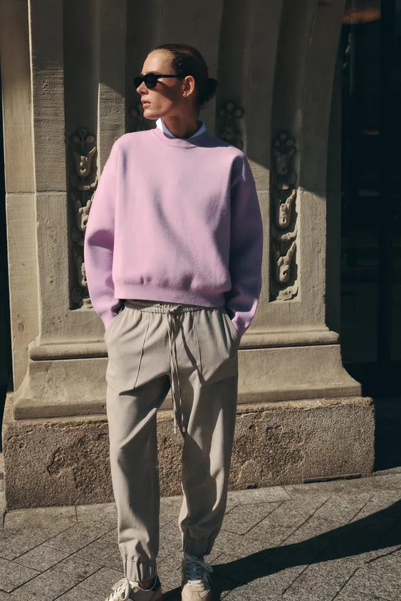 CUFFED HEM TROUSERS | Zara UK
