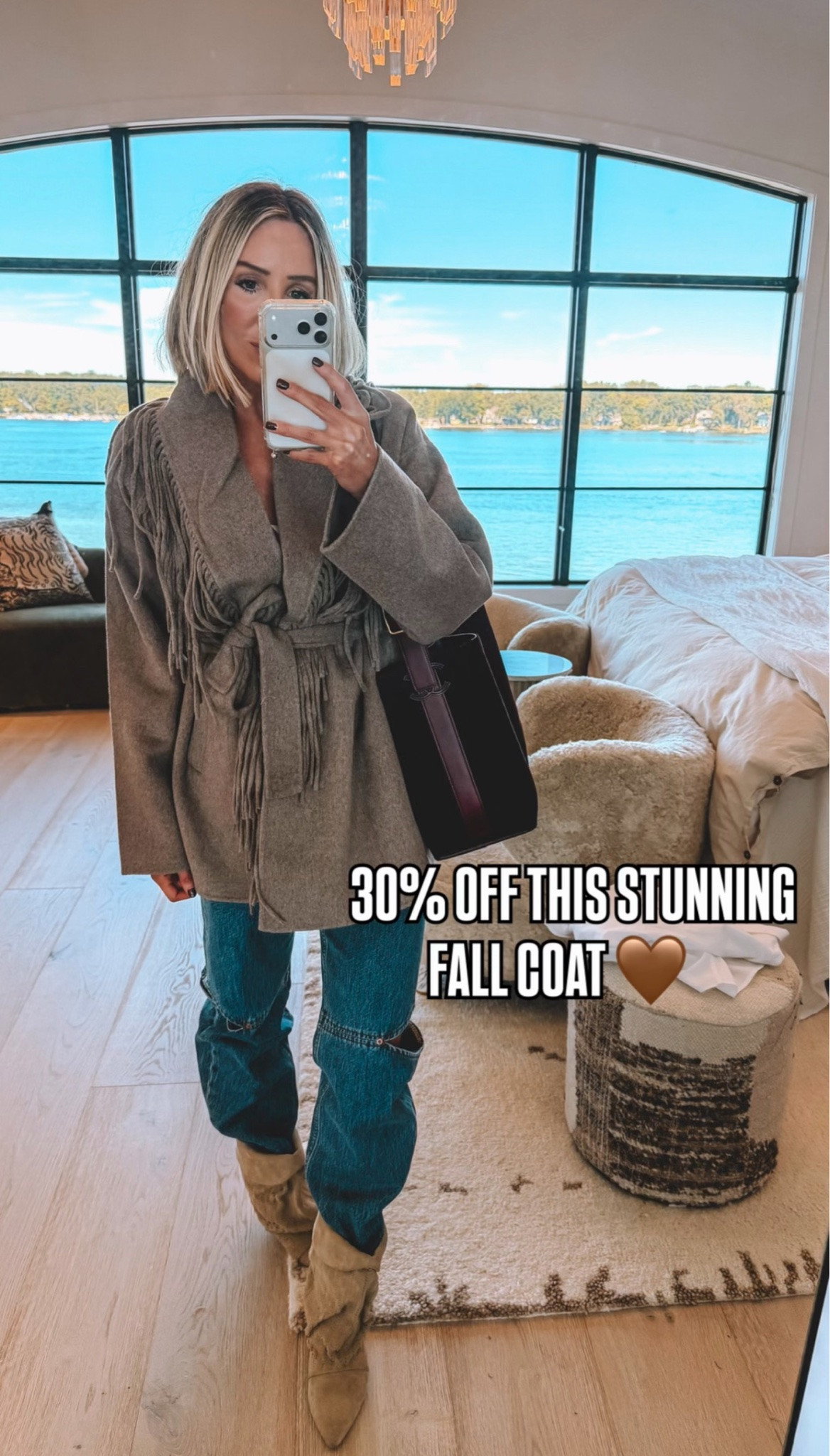 Absolutely stunning fringe jacket for fall 😍😍 Now 30% off!! I’m wearing a medium ✨

#LTKootd #LTKSaleAlert #LTKSeasonal