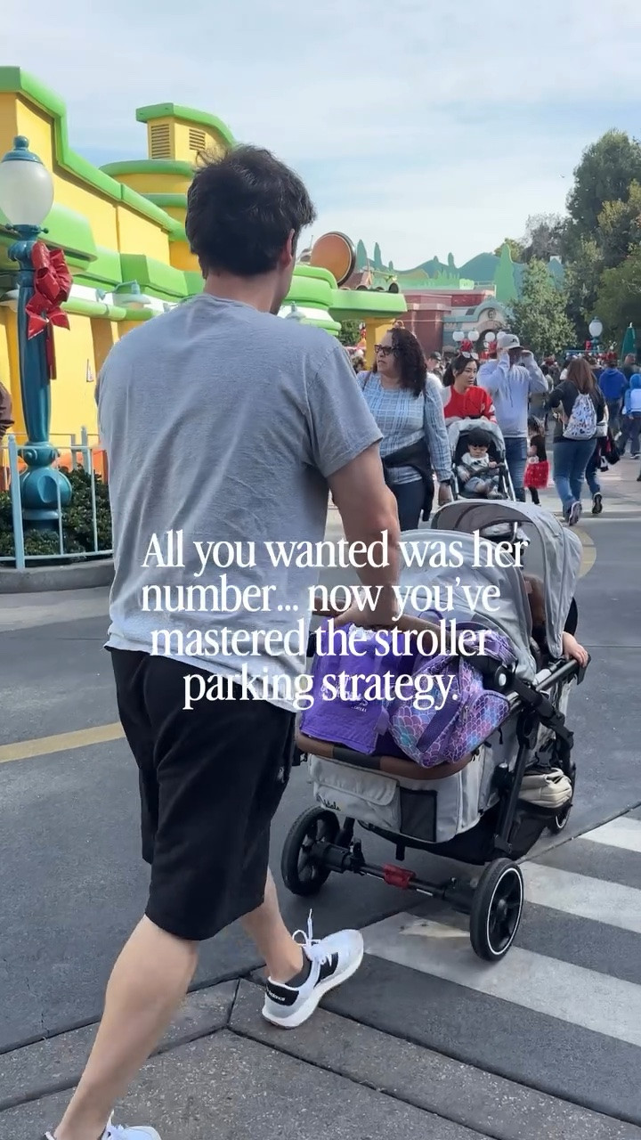All you wanted was her number… now you’ve mastered the stroller parking strategy. 😂🏰✨

Somehow, this is just part of his job description now.

From knowing exactly where to park the stroller before a ride, to carrying bubble wands, snacks, tiny souvenirs, and somehow ending the day with a sleeping toddler on your shoulder… this is peak Disney dad life. And honestly? He wouldn’t have it any other way.

These are the moments that make the long days, early mornings, and miles of walking completely worth it. Watching childhood unfold one magical memory at a time is something we’ll never take for granted.

If you’re raising little Disney fans, you know it’s never really about the rides. It’s the excitement of meeting their favorite characters, dancing through Fantasyland, finding Hidden Mickeys, and seeing the parks through their eyes. That’s the kind of magic you remember forever.

If this reel found you, chances are you love Disney, motherhood, fatherhood, family adventures, or creating magical childhood memories. You’re in the right place. Around here you’ll find Disney trips, backyard DIYs, whimsical projects, creative ideas for families, and everyday moments that make childhood feel a little more magical.

Follow along if you’re raising little ones, love making memories, or simply believe childhood deserves a little extra magic. 🤍✨

#DisneyDad #DisneyMom #Disneyland #FamilyTravel #ParentingHumor