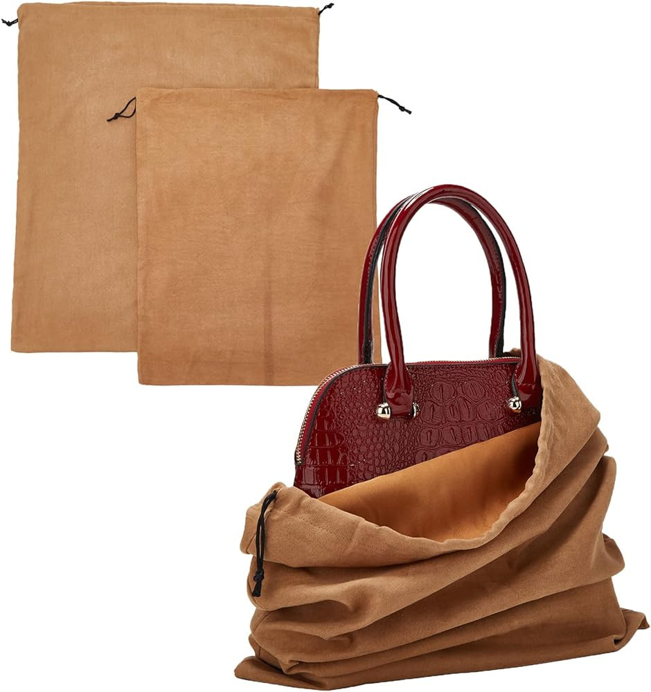 Dust Cover Storage Bags with Drawstring Pouch for Storage Packaging Handbags Purses Shoes Boots S... | Amazon (US)