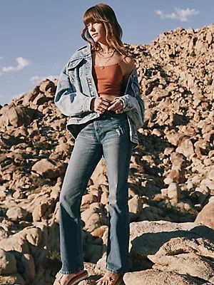 Women's Wrangler® High Rise Bold Boot Jean in Medium Dark | Wrangler