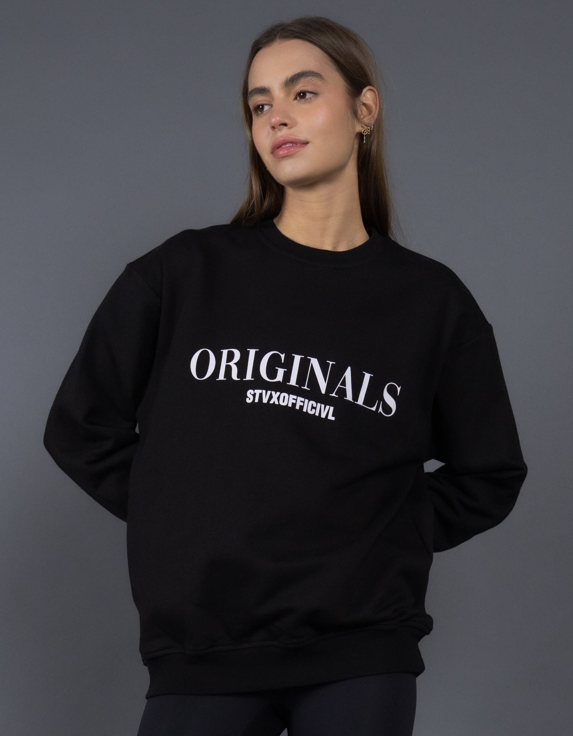 STAX. W22 Originals Edit Crew - Black | STAX.