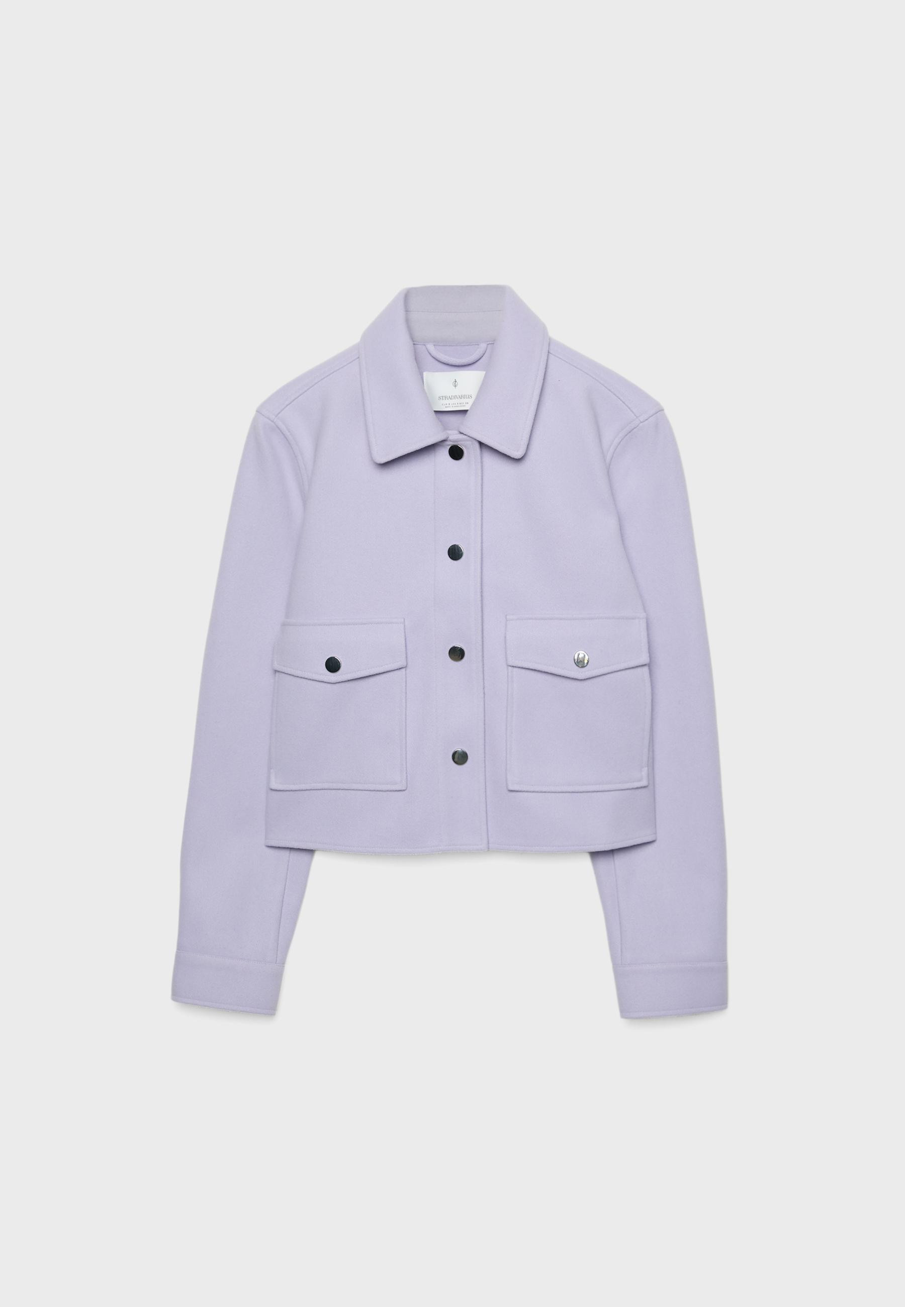 Soft short jacket - Women's fashion | Stradivarius United Kingdom | Stradivarius (UK)
