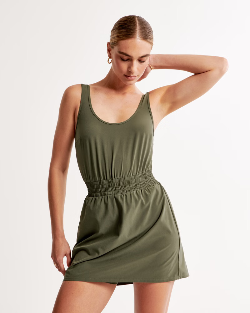 Traveler Easy Waist Mini Dress | Abercrombie & Fitch (US)