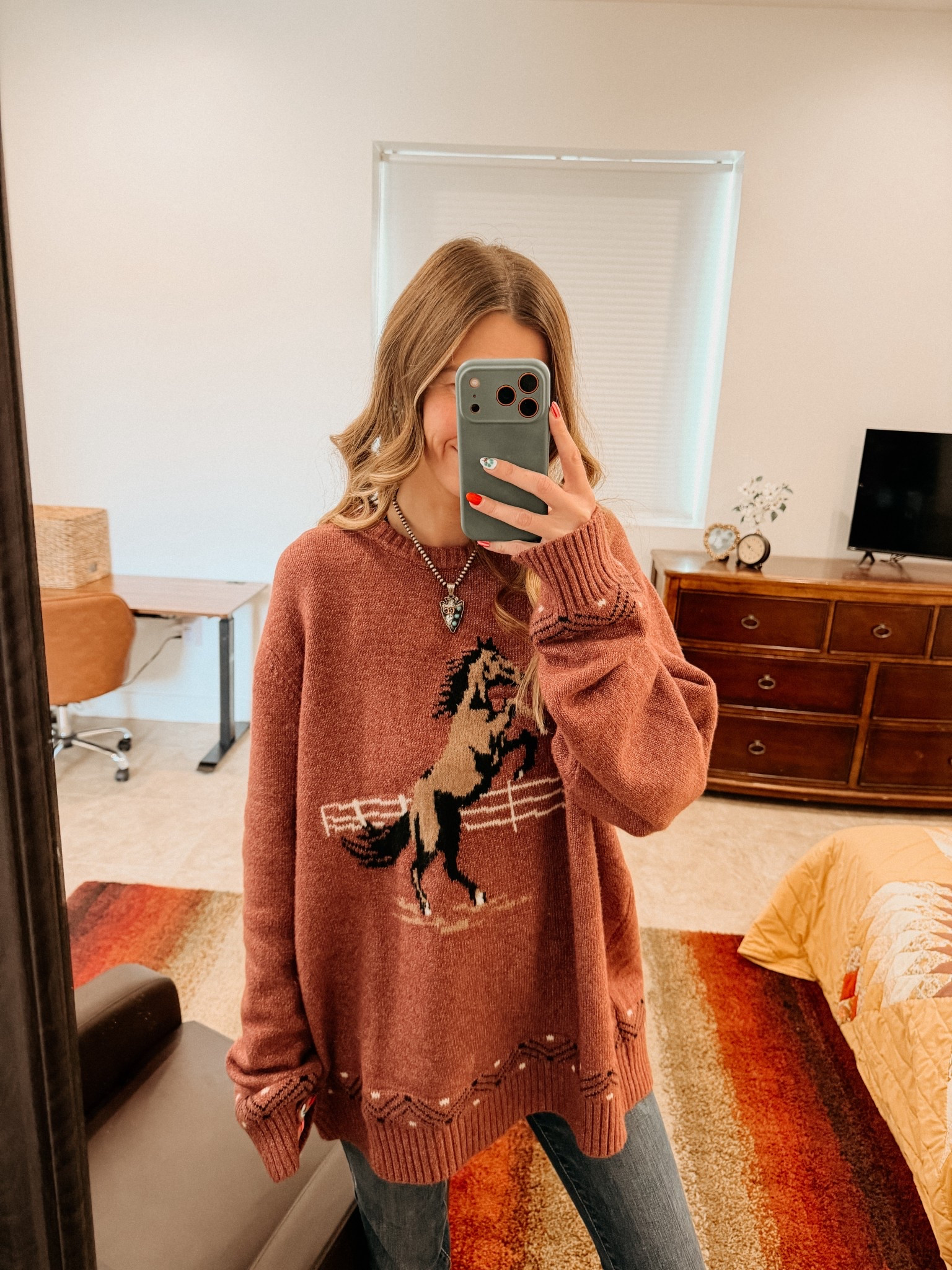 50% OFF! The coziest sweaters 

Old Navy/western/horse

#LTKSeasonal #LTKSaleAlert #LTKFindsUnder100
