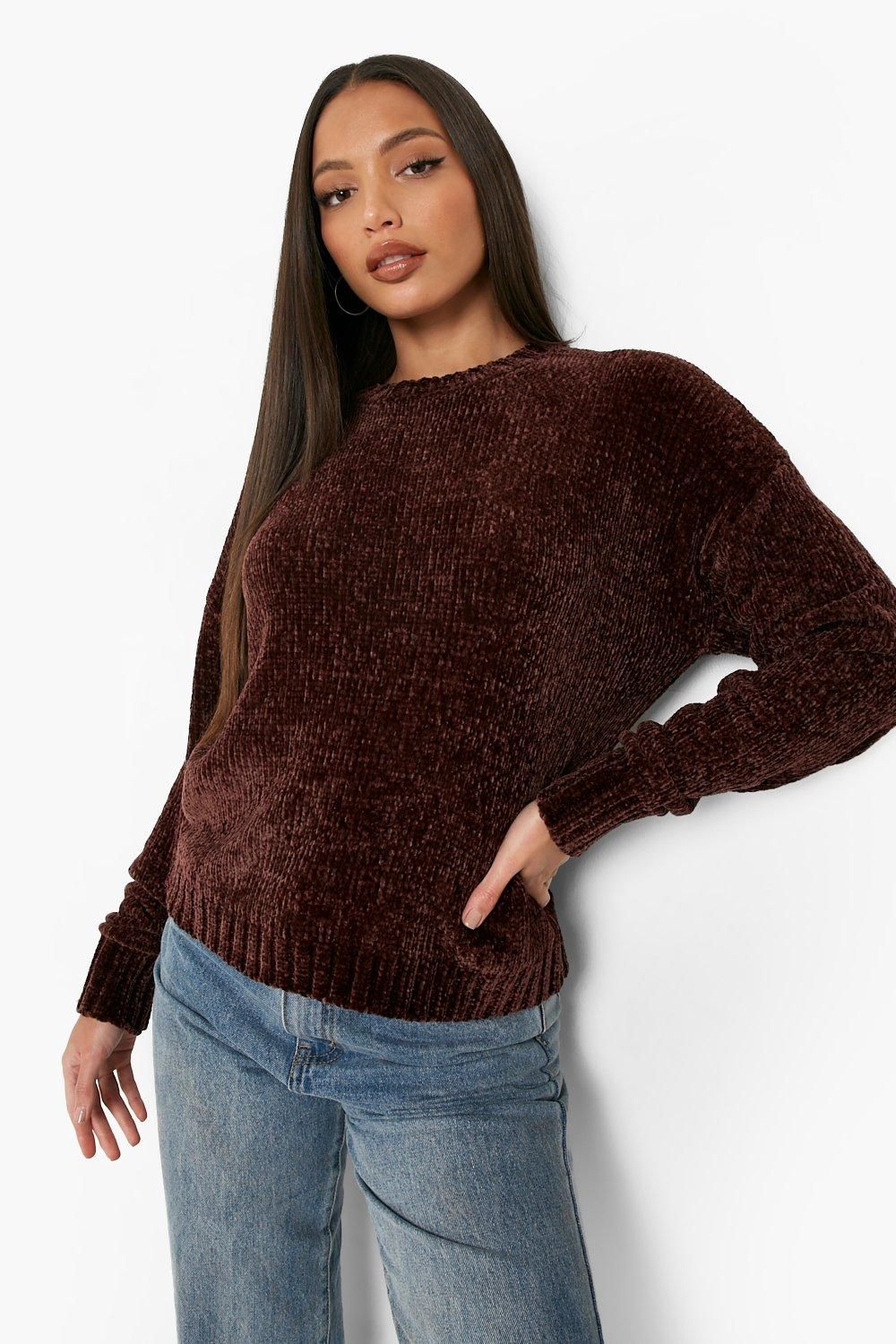 Tall Recycled Chenille Jumper | Boohoo.com (UK & IE)