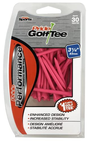 PRIDE GOLF TEE unisex adult 30 Count Golf Tees, Citrus Pink, 3.25 US | Amazon (US)