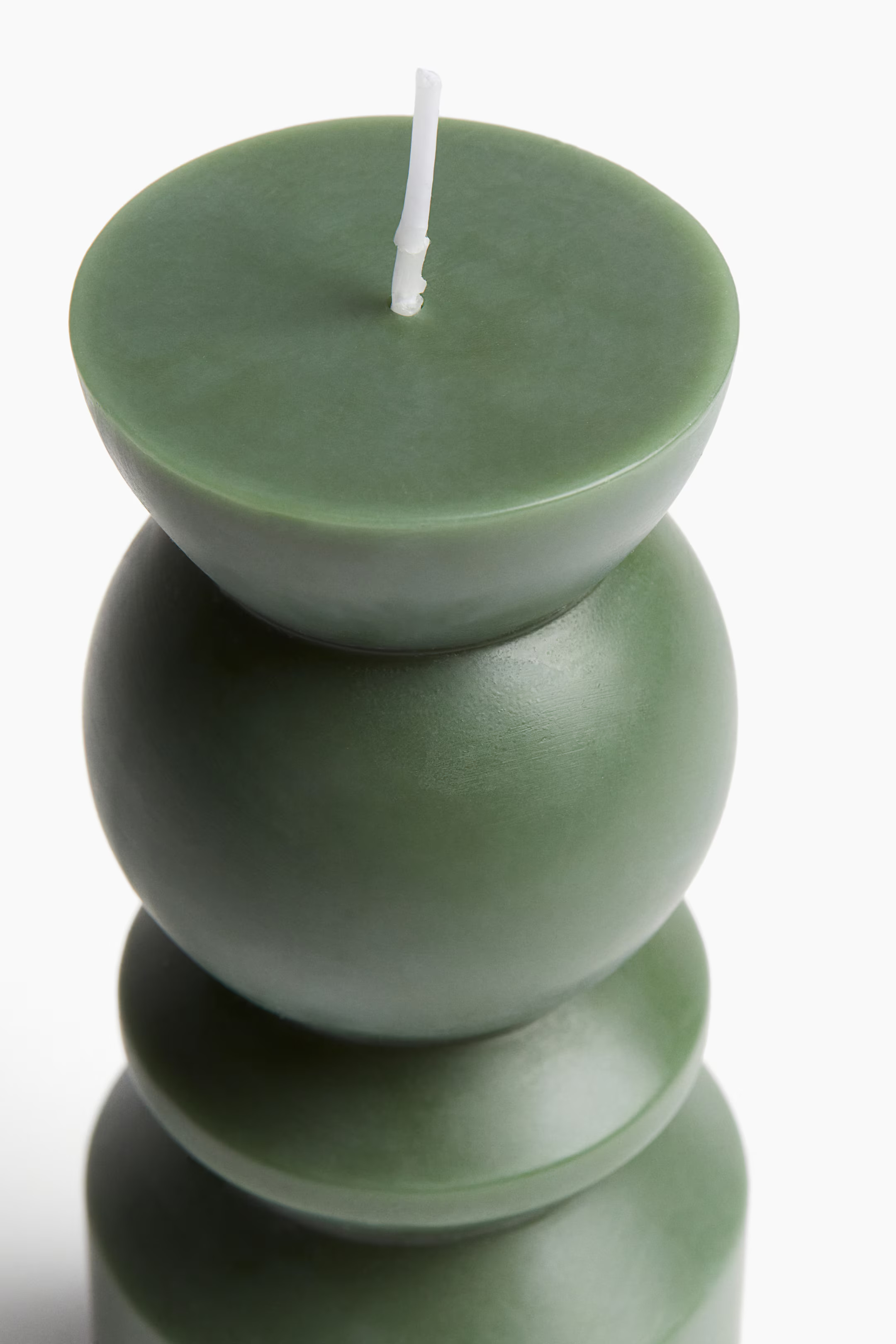 Pillar Candle - Dark green - Home All | H&M US | H&M (US + CA)