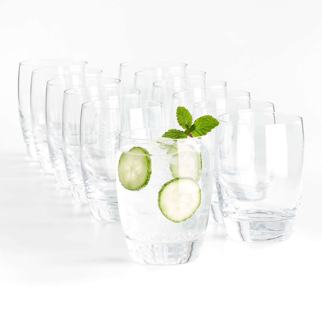 Otis 15-Oz. Double Old-Fashioned Glass + Reviews | Crate & Barrel | Crate & Barrel