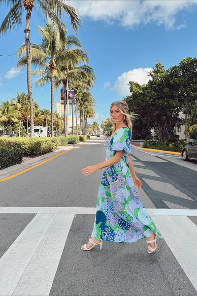 Fresh Cut Flowers Dress | Vestique