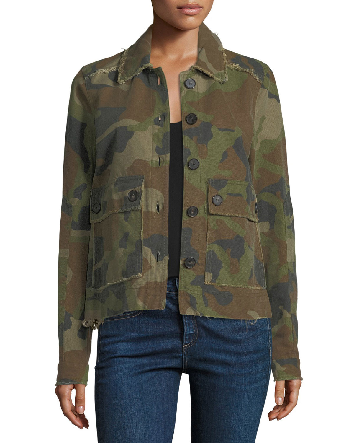 Mercer Camo Army Jacket with Necktie | Bergdorf Goodman