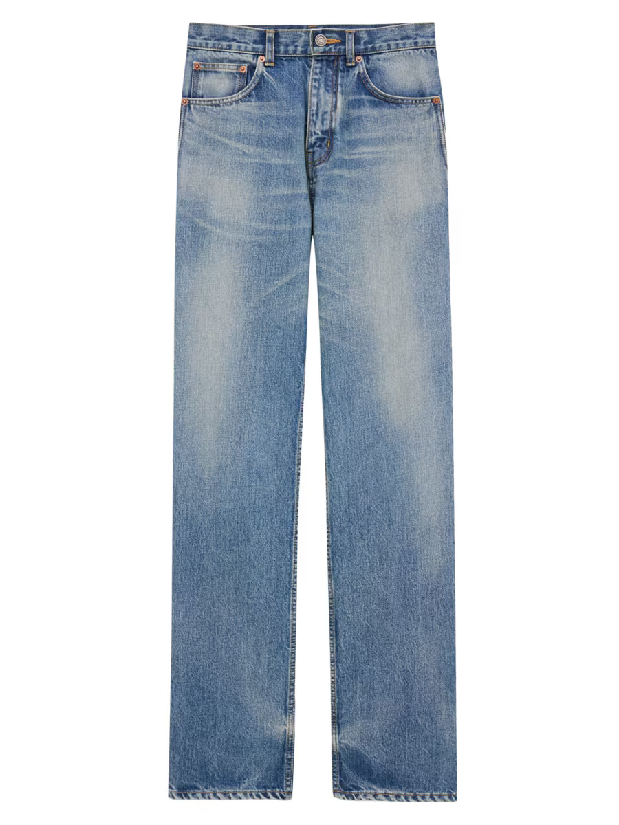 Saint Laurent Straight Jeans | Saks Fifth Avenue | Saks Fifth Avenue