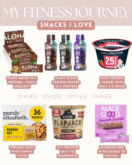 My favorite healthy snacks you can buy on Amazon 

#LTKFindsUnder50