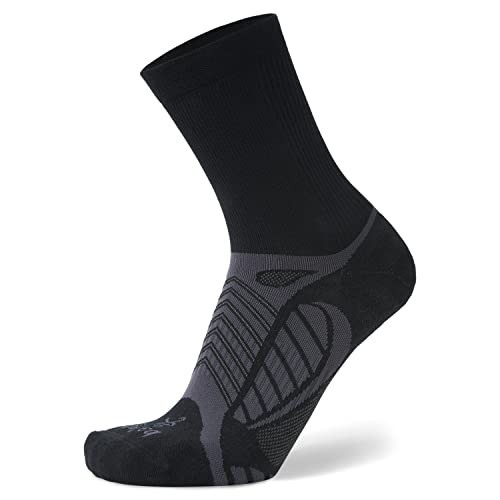 Balega Ultralight Lightweight Performance Crew Athletic Running Socks for Men and Women (1 Pair), Black, Small | Amazon (US)