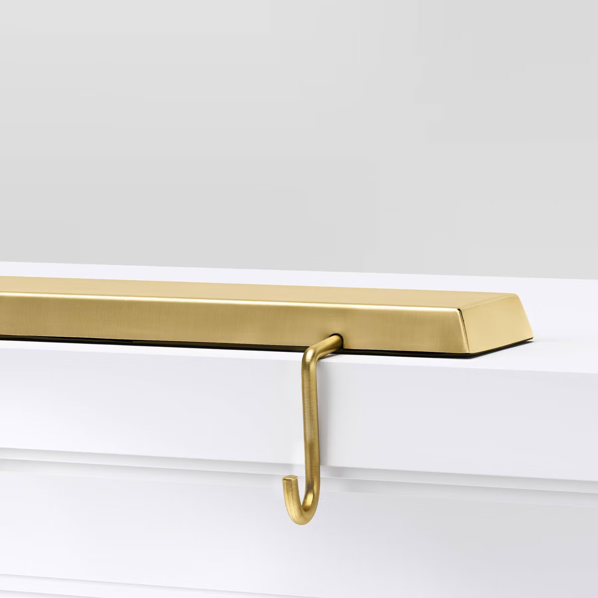 3 Hook Metal Christmas Stocking Holder Gold - Wondershop™ | Target