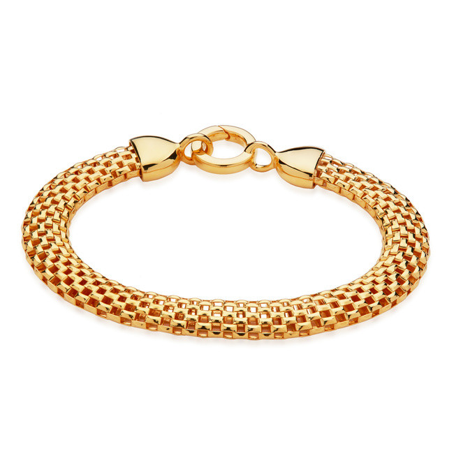 Doina Wide Chain Bracelet | Monica Vinader (Global)