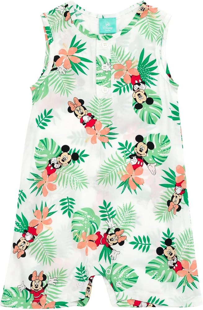 Disney Mickey Mouse Minnie Mouse Hawaiian Matching Family Hawaiian Button Down Shirt Adult | Amazon (US)