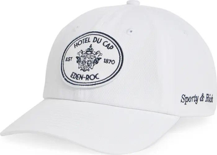 Sporty & Rich Eden Crest Baseball Cap | Nordstrom | Nordstrom