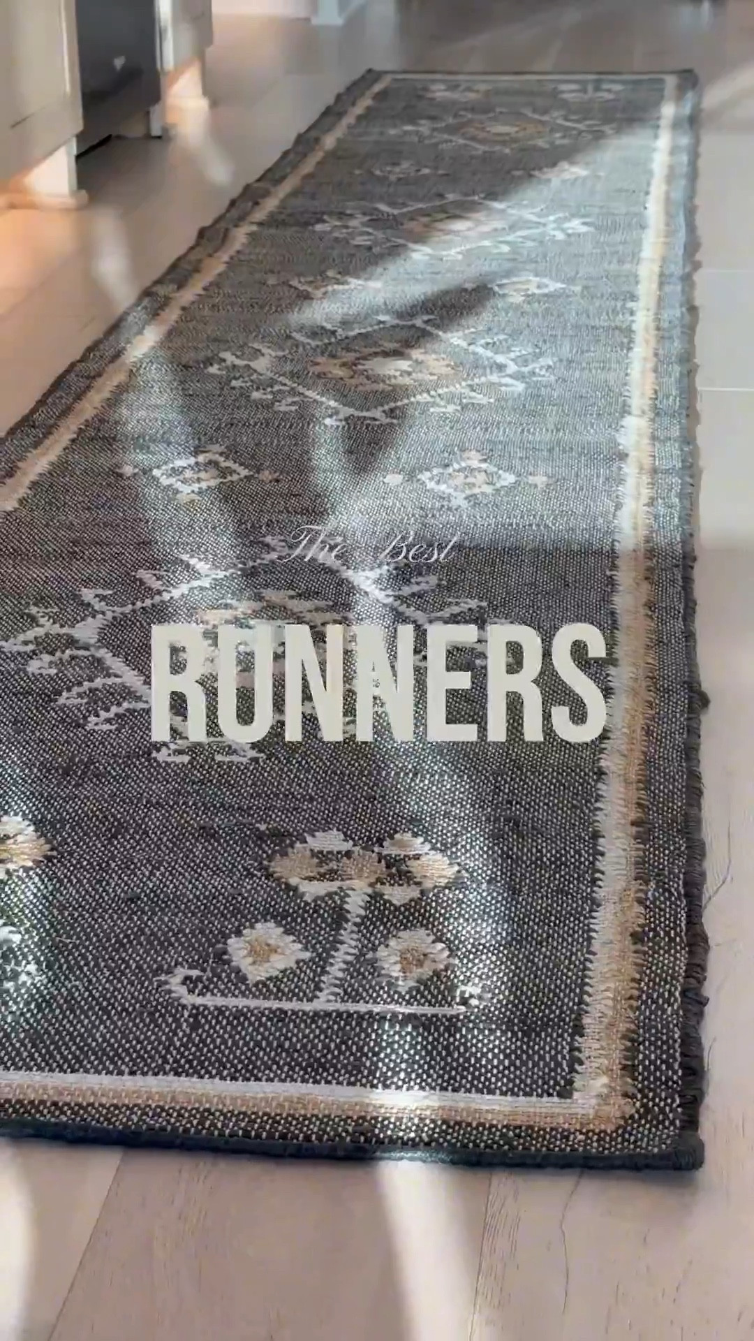 I am obsessed with these gorgeous runners! Let me know which one is your favorite 1,2,3, or 4th option. I added rug grippers to the corners to keep the rug in place. A rug mat is also perfect to keep the rug from sliding 🤎

#LTKStyleTip
#LTKHome #LTKSaleAlert