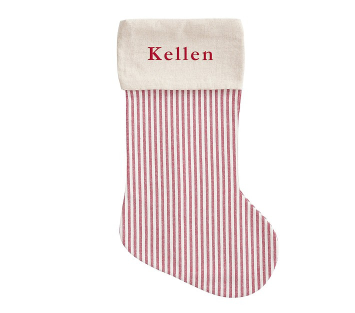 Ticking Stripe Christmas Stocking Collection | Pottery Barn Kids