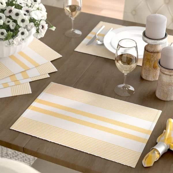 Newlyn 19" Cotton Placemat (Set of 6) | Wayfair North America