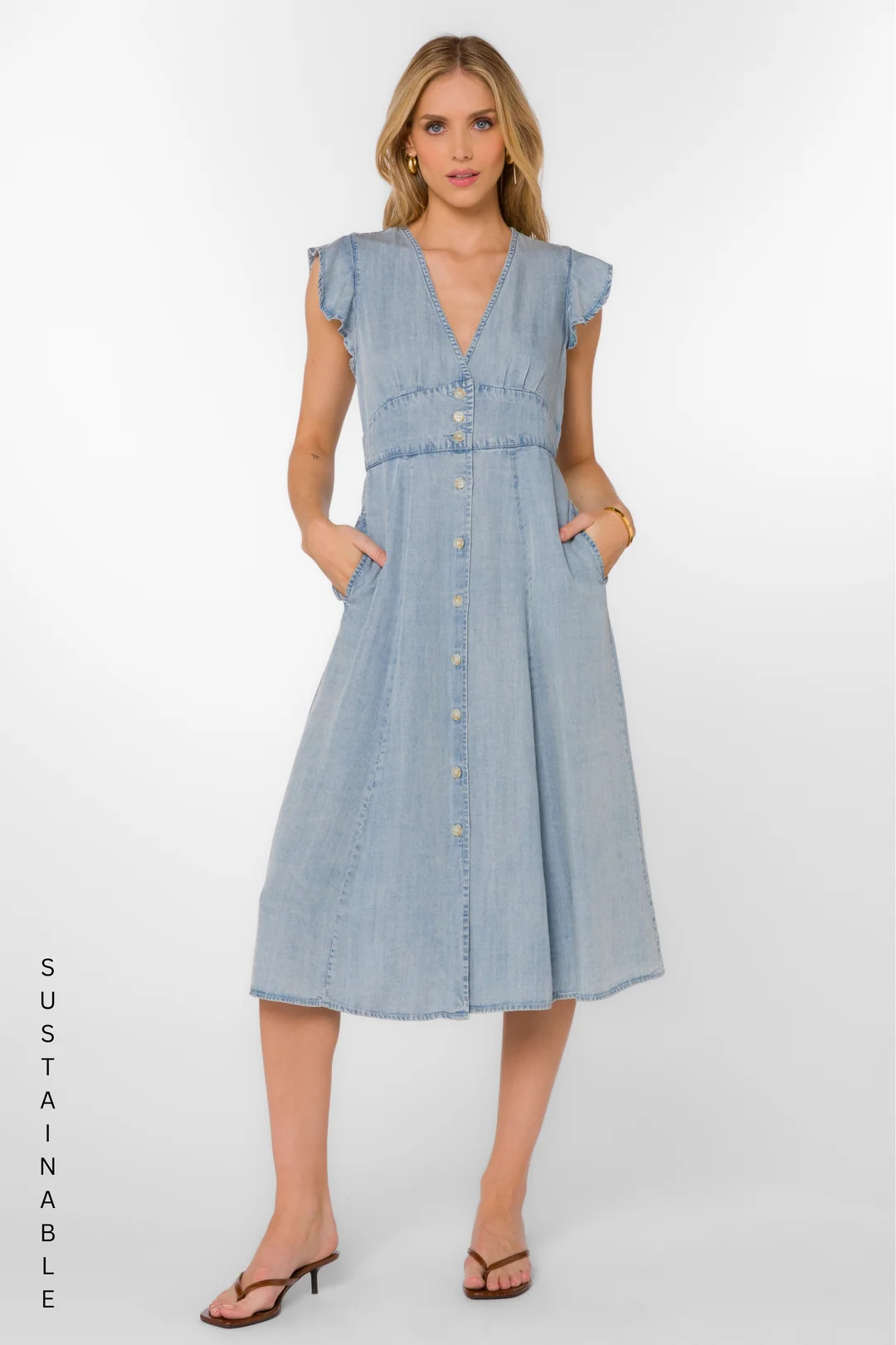 Jem Classic Indigo Dress | Velvet Heart Clothing