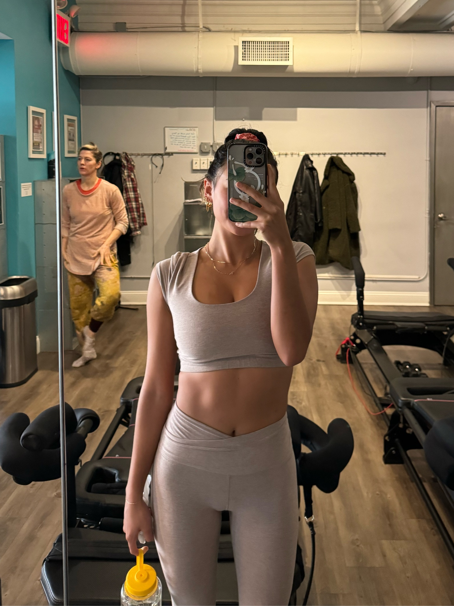 one of my fav workout sets for pilates/yoga ♥️ wearing a size S in both! Also sorry lady in the back 

#LTKfitness #LTKActive #LTKfindsunder100