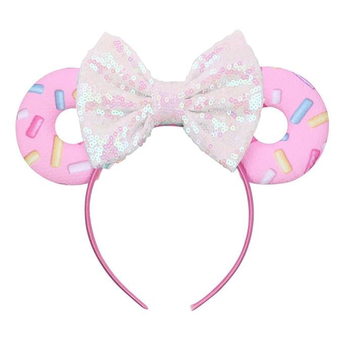 Ohdina Lovely Mouse Ears Headband Butterfly Hairband Princess Decoration Birthday Supply Festival | Amazon (US)