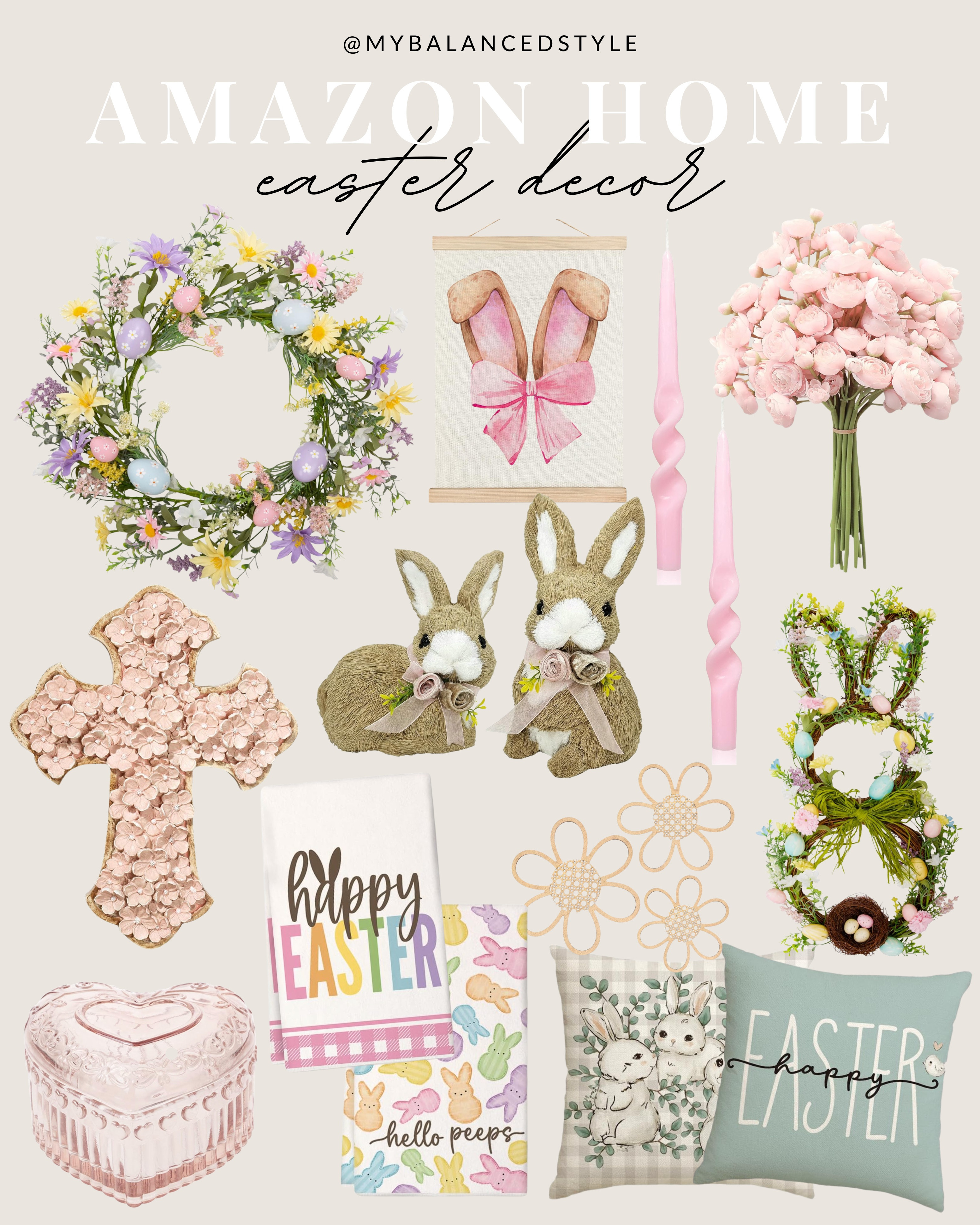 Amazon Easter Home Decor

Canvas wall art
Accent chairs
Accent pillows
Throw blankets
Console table
Floor lamp
Area rug
Neutral home decor
Door mat
Candles
Candlesticks
Home accents
Home furnishings
Vases
Faux flowers
Neutral decor

#LTKHome #LTKStyleTip #LTKSeasonal