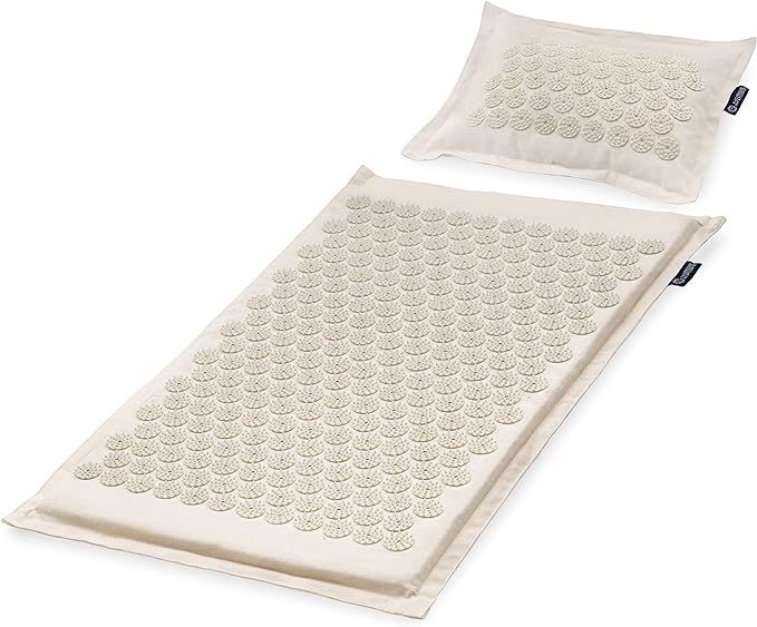 ProsourceFit Acupressure Mat and Pillow Set for Back/Neck Pain Relief and Muscle Relaxation | Amazon (US)