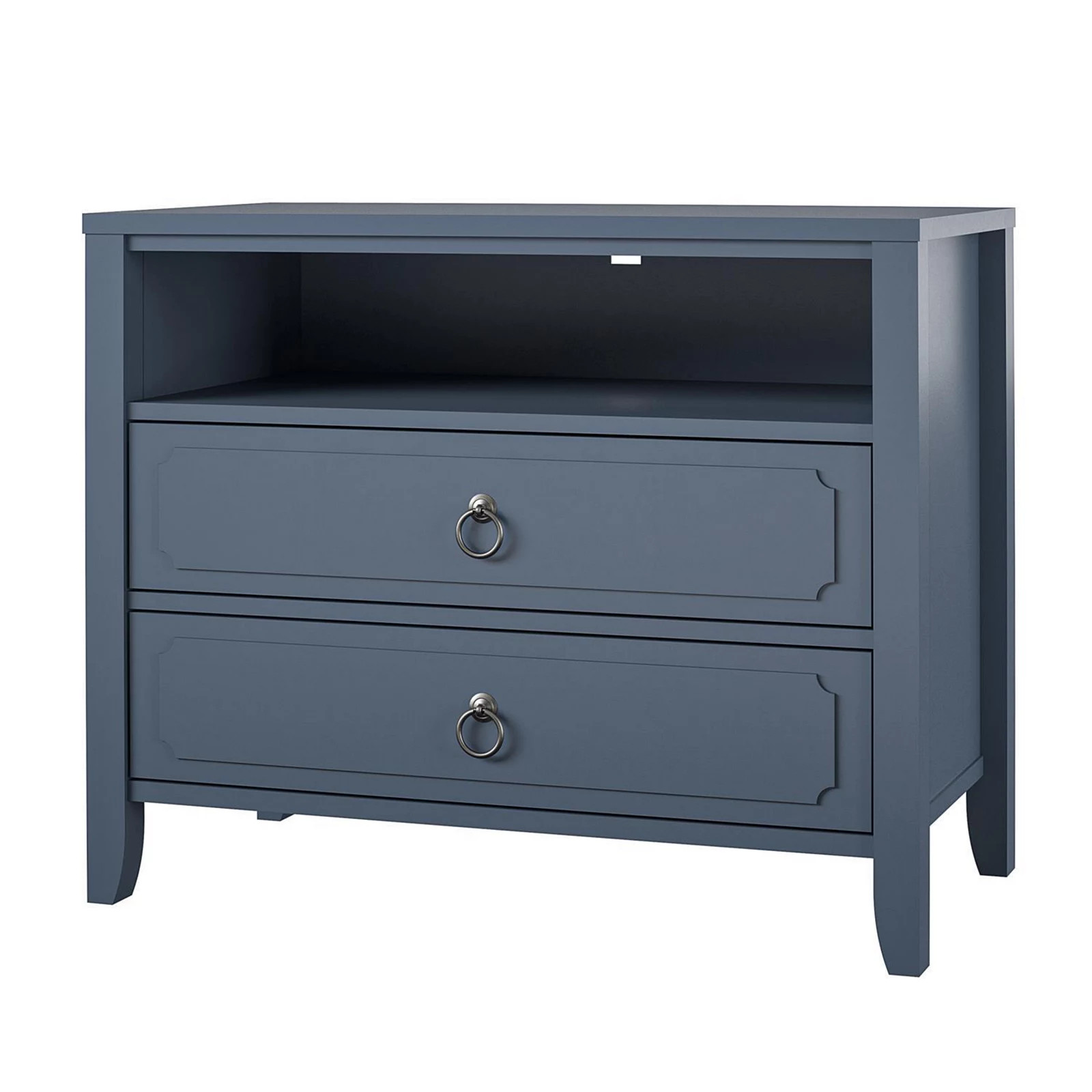 Novogratz Her Majesty 2-Drawer Nightstand, Blue | Kohl's