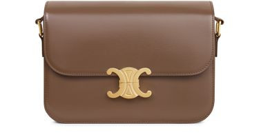 Medium Triomphe bag in shiny calfskin | 24S US