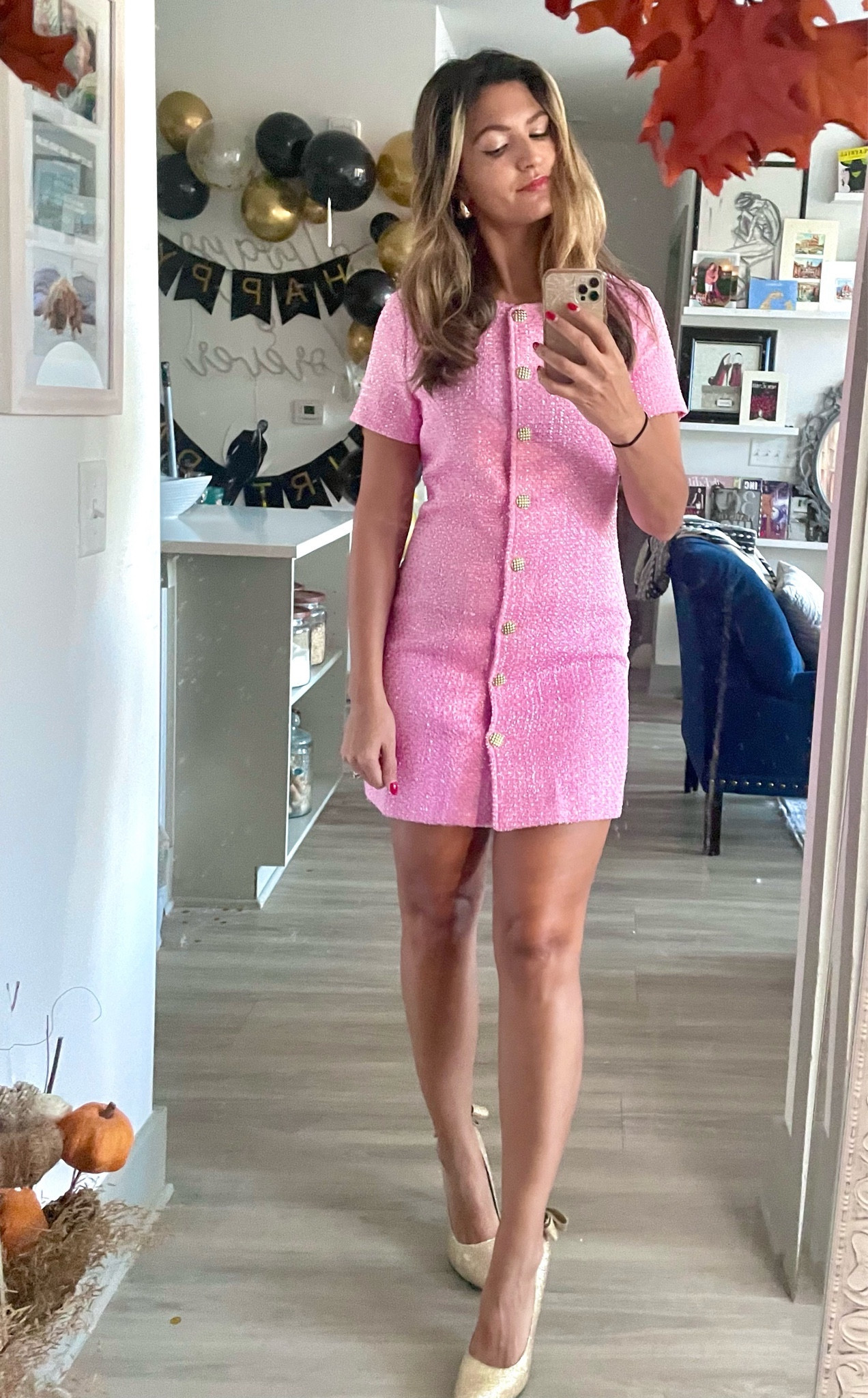 Brunch dress. Workwear. Pink dress. Old money style. Tweed dress. 

#LTKworkwear #LTKstyletip #LTKGiftGuide