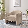 VANOMi Living Room Accent Chair, U Shaped Club Chair, and Reader Rriendly Bedroom Bucket Chair wi... | Amazon (US)