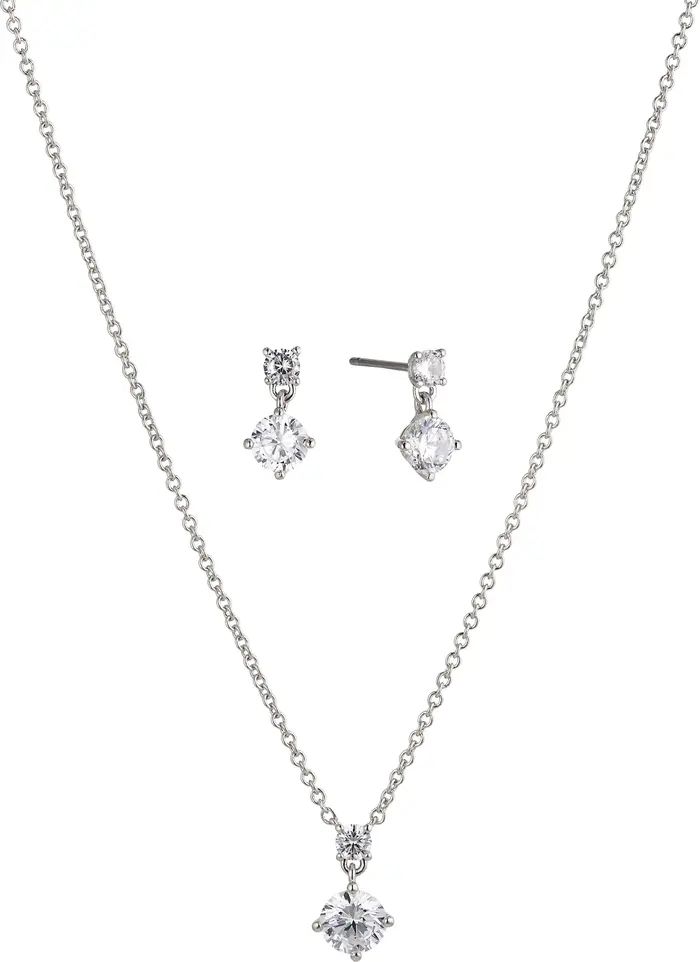 Stud Earrings & Pendant Necklace Set | Nordstrom