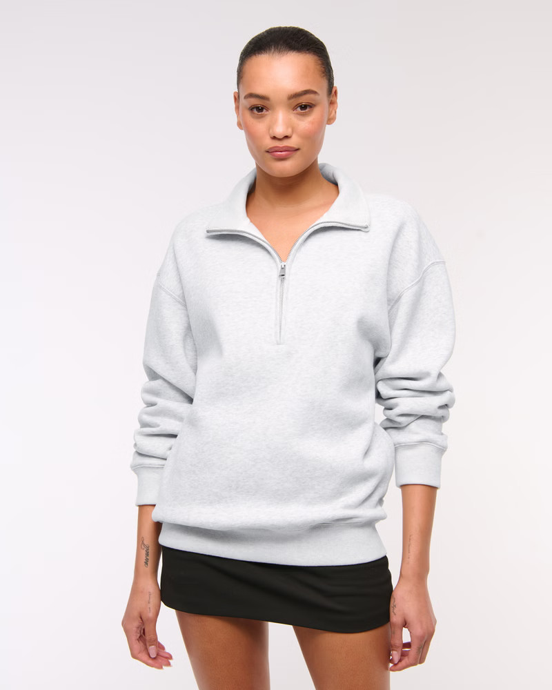 Women's Vintage Sunday Half-Zip | Women's | Abercrombie.com | Abercrombie & Fitch (US)