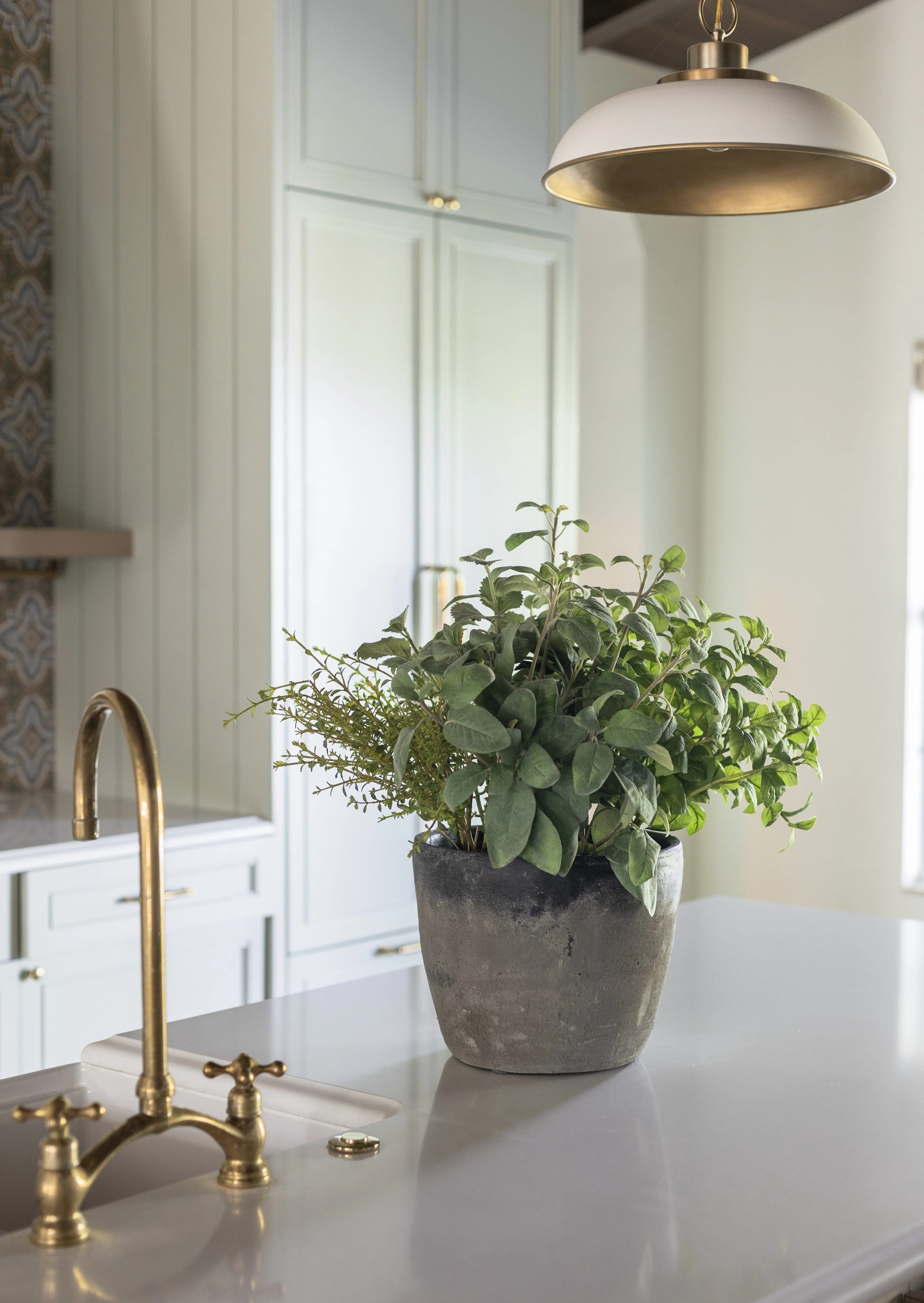 Herb Plant in Pot | Best Faux Potted Plants | Afloral | Afloral