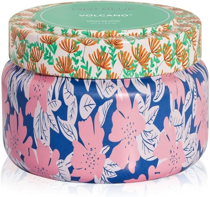 Capri Blue Scented Candles for Women & Men - Pattern Play Travel Tin Small Candles - Soy Wax Blen... | Amazon (US)