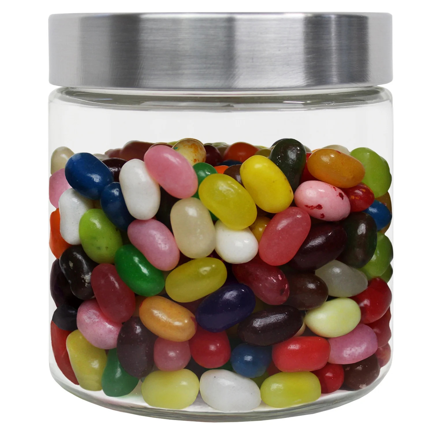 Blue Donuts 23 Oz Glass Jars with Stainless Steel Lids Airtight - Glass Kitchen Canisters, Glass ... | Walmart (US)