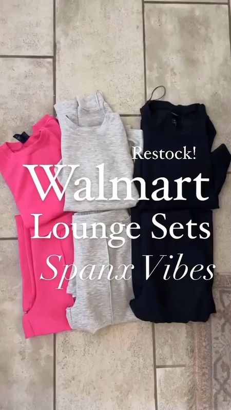 Like and comment “MATCHING SETS” to get all links sent directly to your messages. You don’t want to miss this restock! Y’all have loved these and so many have been restocked- they go super fast so don’t wait. Major Spanx vibes so comfy ✨ 
.
#walmart #walmartfashion #walmartfinds #loungesets #loungewear #casualoutfit #casualstyle 

#LTKsalealert #LTKfindsunder50 #LTKstyletip