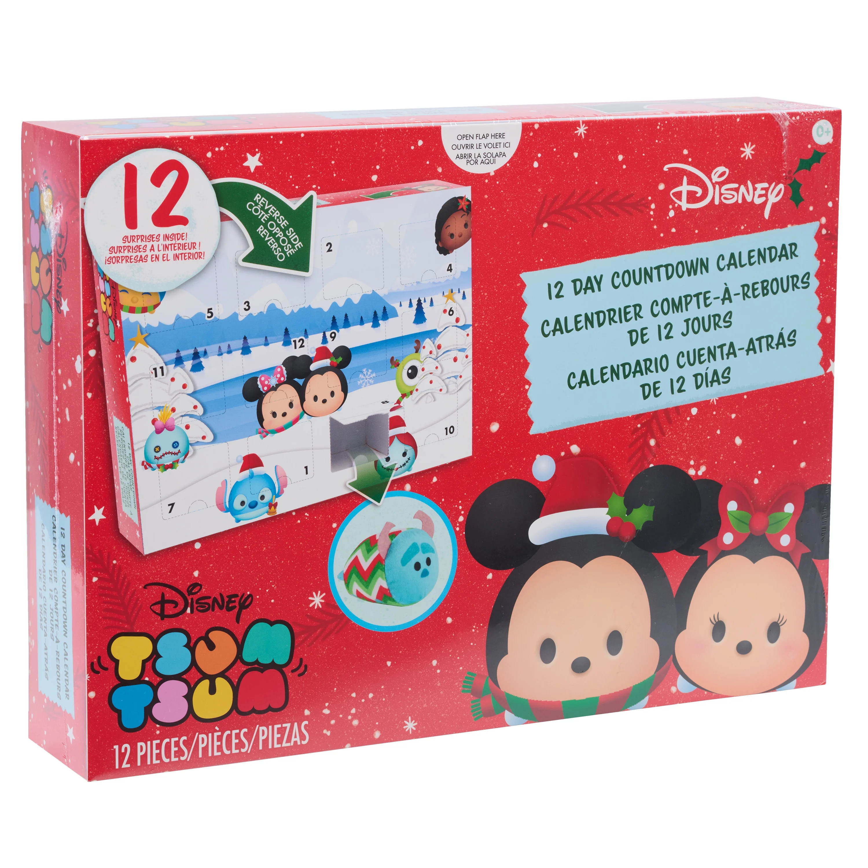 Disney Tsum Tsum Advent Calendar, Collectible Holiday 3 inch Plush, for Kids Ages 5 and up | Walmart (US)