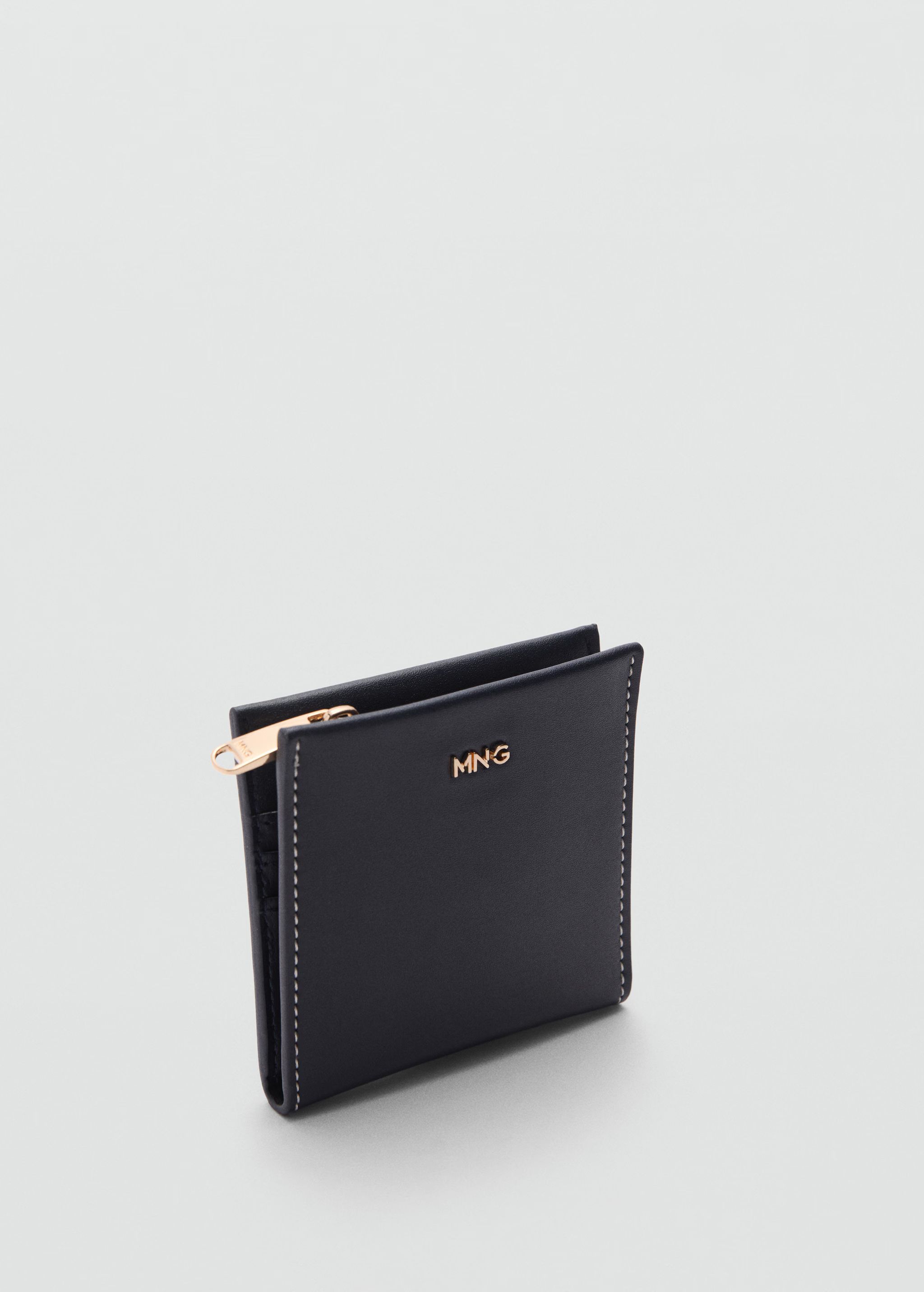 Embossed wallet with logo - Woman | MANGO USA | MANGO (US)