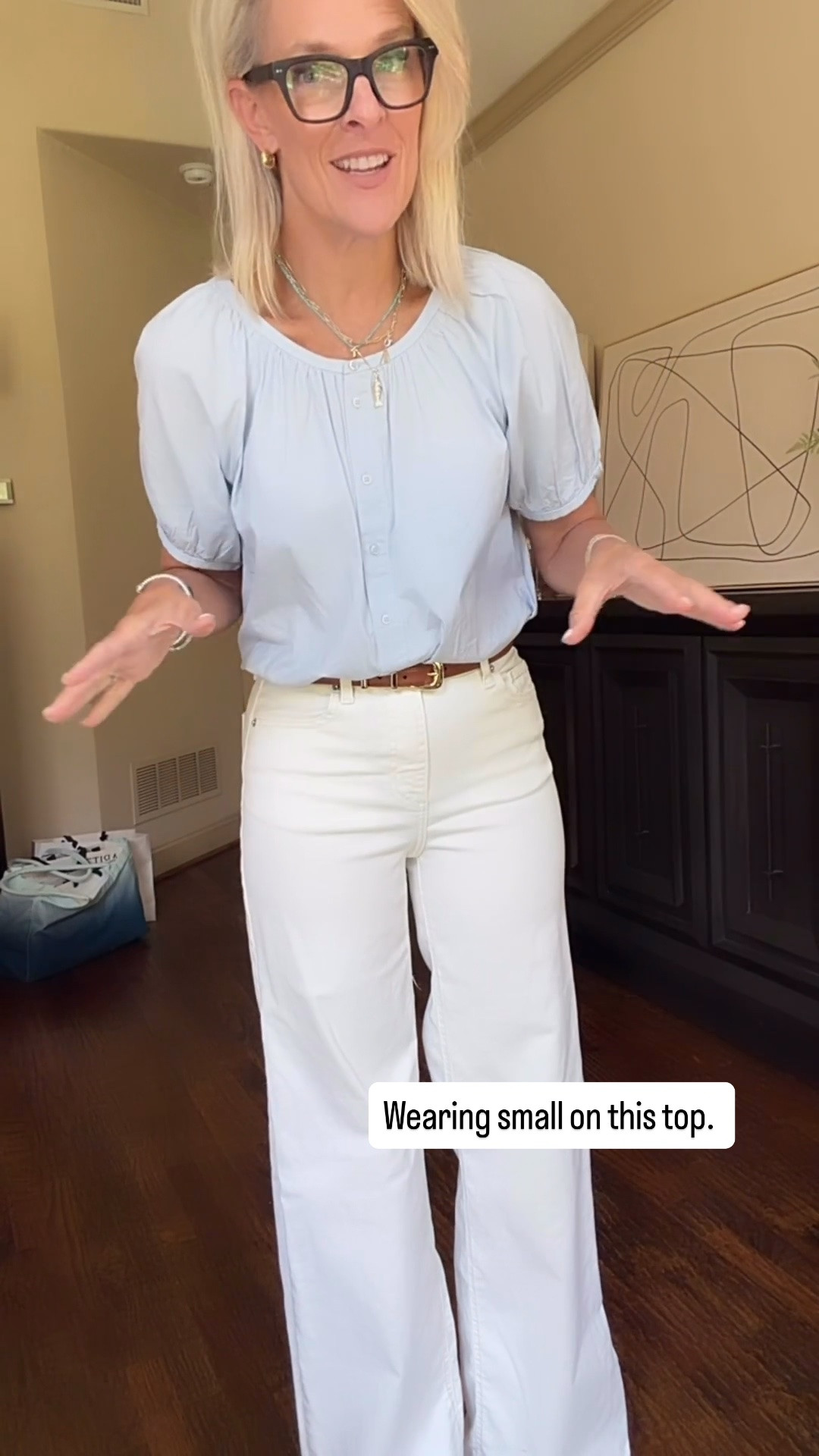 This top is finally back in stock after selling out for so long, and it’s easy to see why! It comes in three colors and is such an easy piece to dress up or down. The small is currently sold out in this color, but other sizes are still available, and all three colors are worth a look.

💡 LTK MADE EASY
❤️ Heart = Support my posts!
🔖 Save = Get sale & restock alerts
📋 Lists = Keep favorites organized
📲 Share = Send lists and products to a friend. Hello, Christmas List!
💬 Comment = Ask me anything about what I’m wearing.:-)

#LTKootd #LTKOver40 #LTKSeasonal