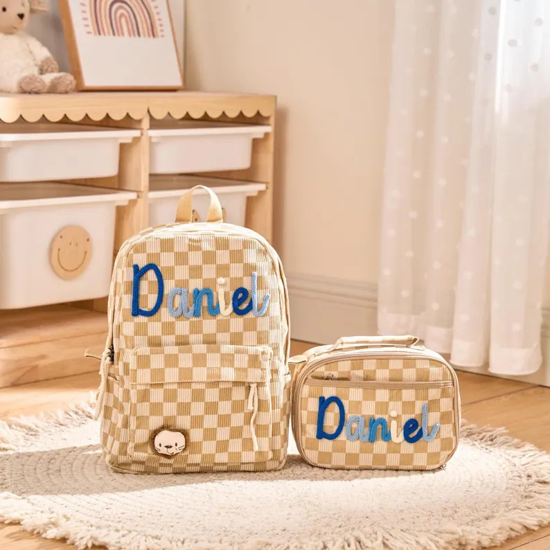 Custom Kid Backpack • Insulated Lunch Bag • Toddler Gift • Back to School | Etsy (US)