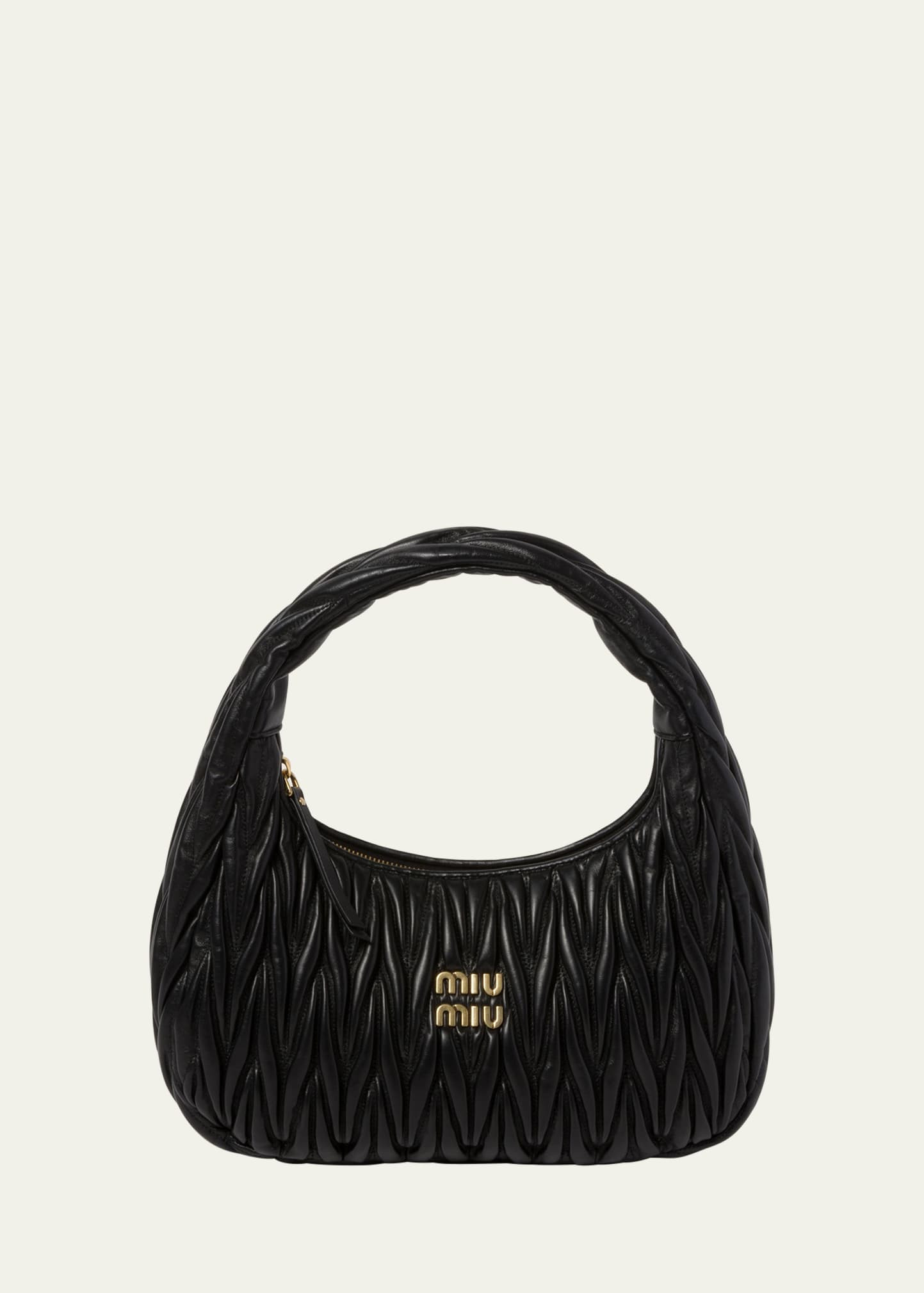 Miu Miu Quilted Napa Leather Shoulder Bag | Bergdorf Goodman