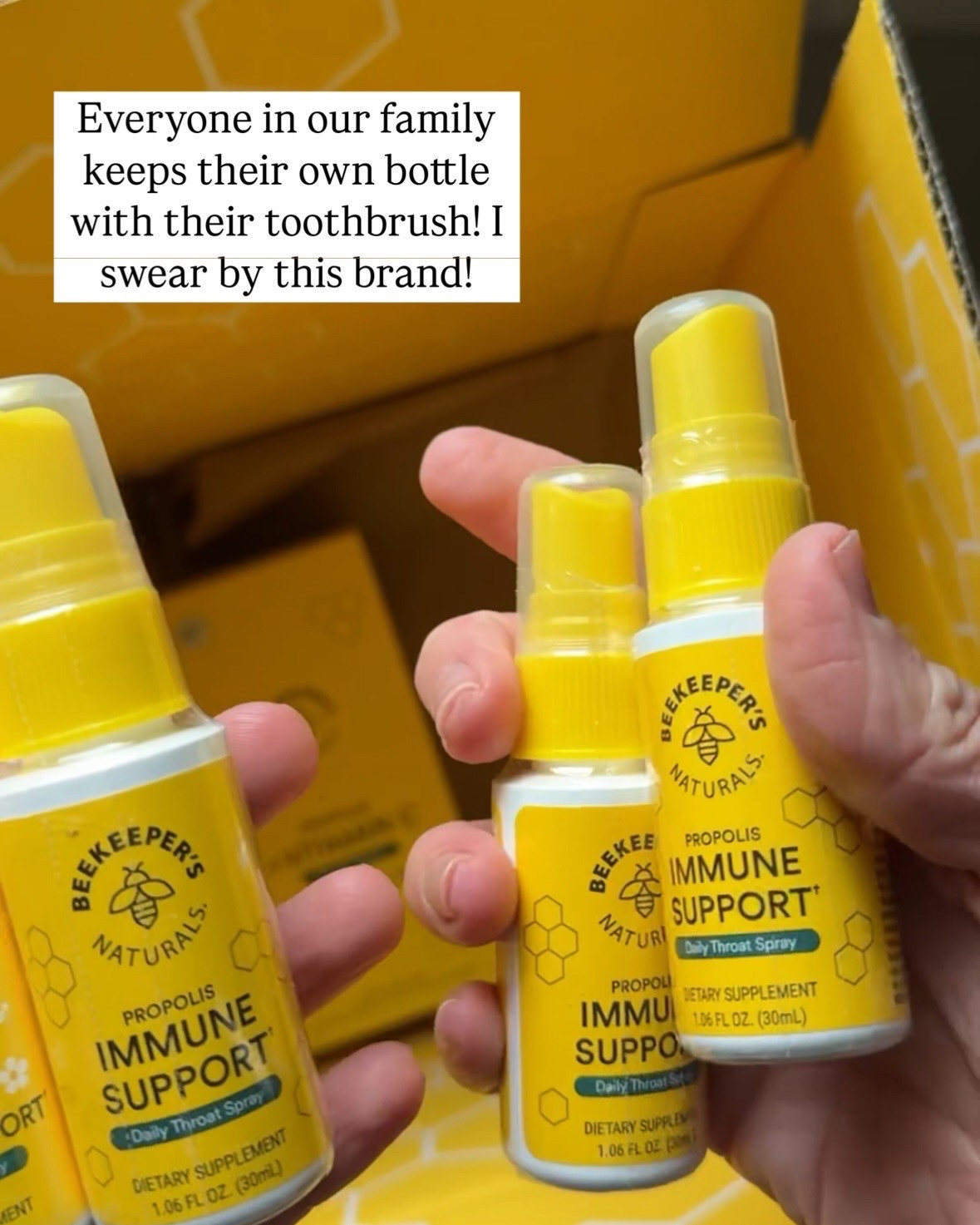 Don’t plan travel without your Beekeepers Naturals! The throat spray is kept with toothbrushes to create a good habit. And I jumpstart my immunity with the liposomal Vitamin C packs before any trip. ✈️  Use code ALICIA20 for a discount on your purchase !

#LTKTravel #LTKSummerEdit #LTKFamily