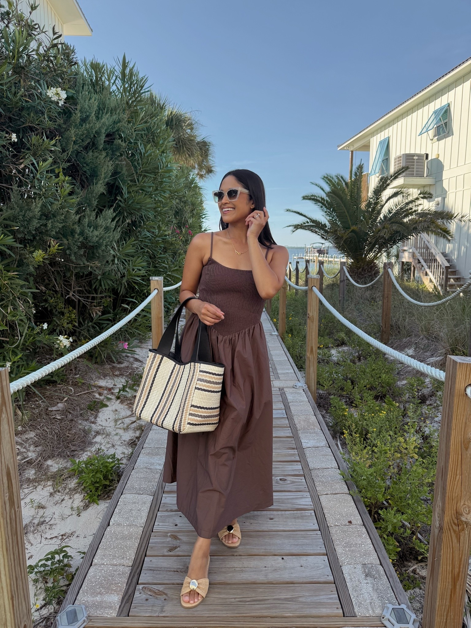 Last day on sale! My midi dress from @abercrombie is on sale! Take 20% OFF my raffia bag with code: HAUTE20

#abercrombie #giginewyork

#LTKPetite #LTKSaleAlert