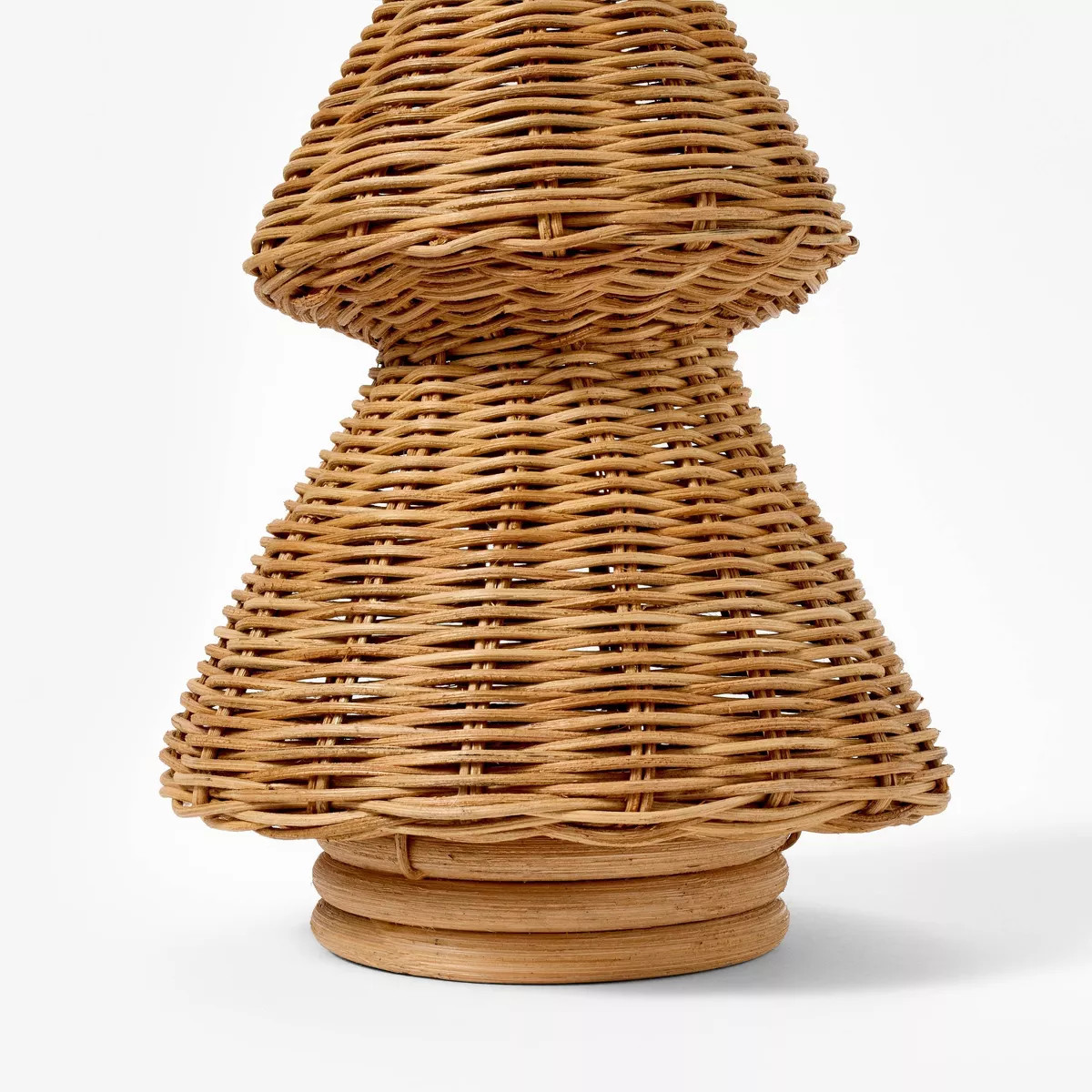 Large Rattan Basket Weave Christmas Tree - Threshold™ designed with Studio McGee | Target