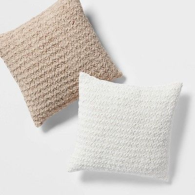 Crochet Square Throw Pillow - Threshold™ | Target