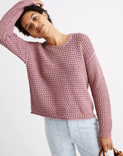 Open-Stitch Austen Pullover Sweater | Madewell